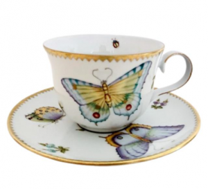 Anna Weatherley Butterfly Meadow Cup & Saucer