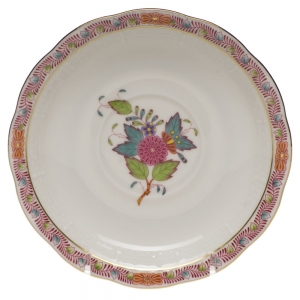 Herend Chinese Bouquet Multicolor Tea Saucer