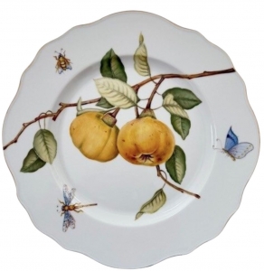 Anna Weatherley Anna's Secret Orchard Dinner Plate - Yellow Fruit