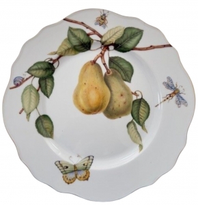 Anna Weatherley Anna's Secret Orchard Dinner Plate - Green Pear