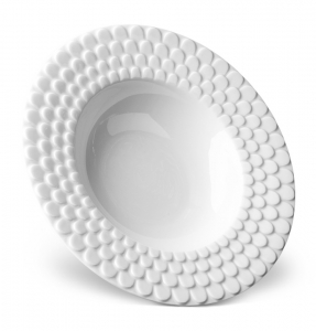 L'Objet Aegean White Soup Plate