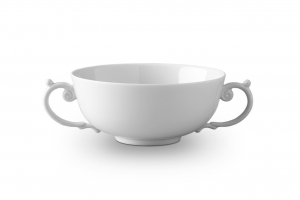 L'Objet Aegean White Soup Bowl