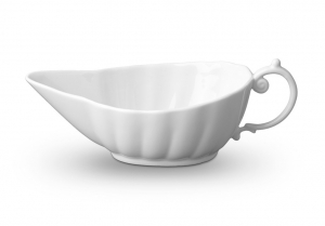 L'Objet Perlee Bleu Sauce Boat