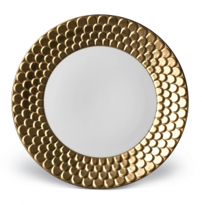 L'Objet Aegean Gold Dinner Plate