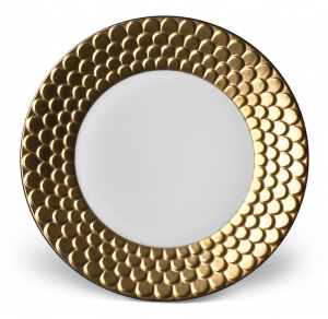 L'Objet Aegean Gold Dessert Plate
