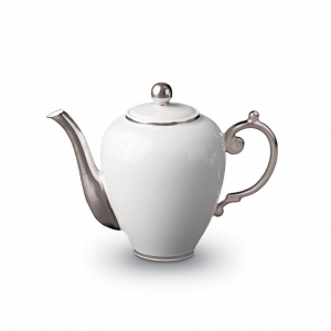 L'Objet Perlee Platinum Coffee Pot