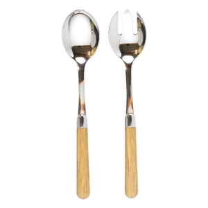 Vietri Albero Oak Salad Server Set