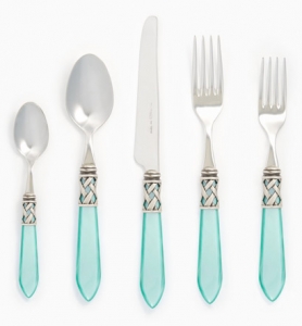 Vietri Aladdin Antique Aqua Vietri Aladdin Antique Aqua 5 Piece Setting*