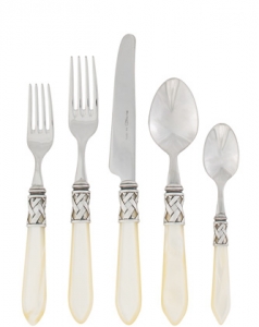 Vietri Aladdin Antique Ivory Vietri Aladdin Antique Ivory 5 Piece Setting*