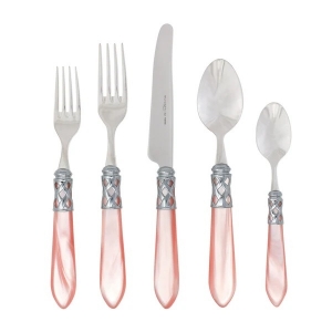 Vietri Aladdin Brilliant Light Pink 5 Piece Setting*