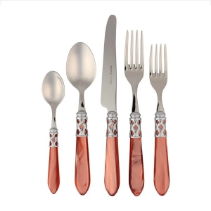 Vietri Aladdin Brilliant Rust 5 Piece Setting