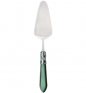 Vietri Aladdin Brillant Green Vietri Aladdin Brilliant Green Pastry Server