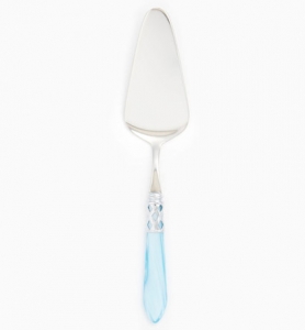 Vietri Aladdin Brillant Light Blue Vietri Aladdin Brilliant Light Blue Pastry Server