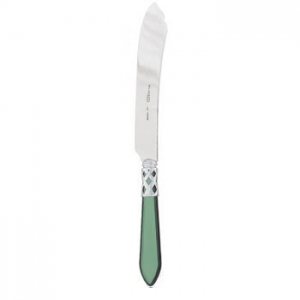 Vietri Aladdin Brillant Green Vietri Aladdin Brilliant Green Cake Knife
