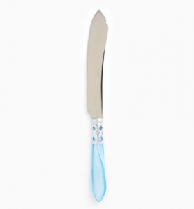 Vietri Aladdin Brillant Light Blue Vietri Aladdin Brilliant Light Blue Cake Knife