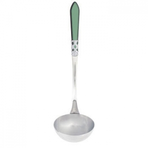 Vietri Aladdin Brillant Green Vietri Aladdin Brilliant Green Soup Ladle