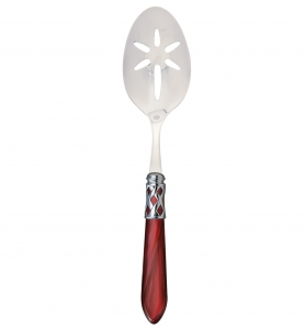 Vietri Aladdin Brilliant Red Vietri Aladdin Brilliant Red Slotted Serving Spoon