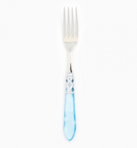 Vietri Aladdin Brilliant Light Blue Place Fork - Set 4