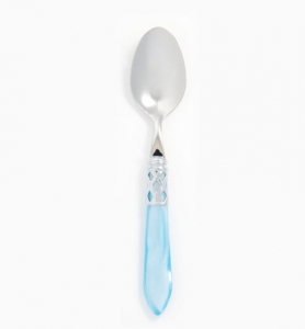 Vietri Aladdin Brilliant Light Blue Place Spoon - Set 4