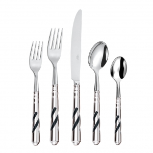 Capdeco Altair Black 5 Piece Place Setting