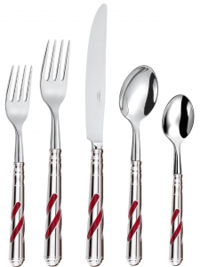 Capdeco Altair Red 5 Piece Place Setting