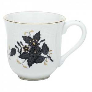 Herend Chinese Bouquet Black Mug