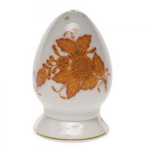 Herend Chinese Bouquet Rust Salt Shaker Multi Hole