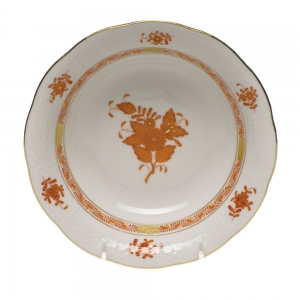 Herend Chinese Bouquet Rust Oatmeal Bowl