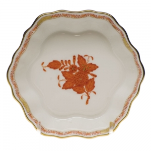 Herend Chinese Bouquet Rust Fruit Bowl