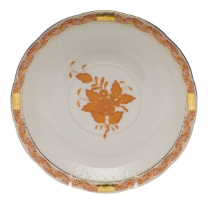 Herend Chinese Bouquet Rust Cream Soup Stand