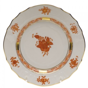 Herend Chinese Bouquet Rust Bread & Butter Plate
