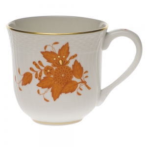 Herend Chinese Bouquet Rust Mug - 10 Oz.
