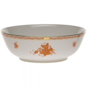 Herend Chinese Bouquet Rust Large Bowl 11"D