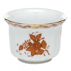 Herend Mini Cachepot - Chinese Bouquet Rust