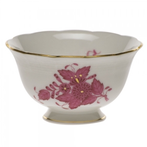 Herend Chinese Bouquet Raspberry Sugar Bowl - Open