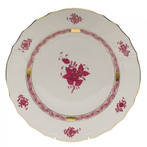 Herend Chinese Bouquet Raspberry Dinner Plate