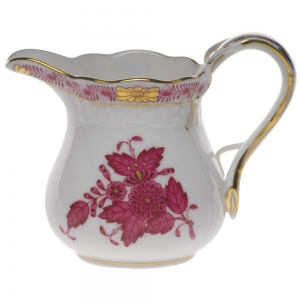 Herend Chinese Bouquet Raspberry Creamer(4 Oz) 3.25"H