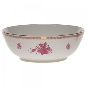 Herend Chinese Bouquet Raspberry Large Bowl 11"D