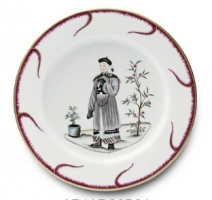 Alberto Pinto / Pinto Paris Chinoiserie Buffet Plate - #3