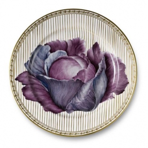 Alberto Pinto Potager Gold Buffet Plate / 1