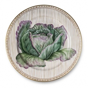 Alberto Pinto Potager Gold Buffet Plate / 5
