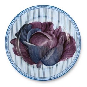Alberto Pinto Potager Blue Buffet Plate / 1