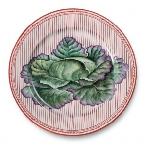 Alberto Pinto Potager Red Buffet Plate / 4