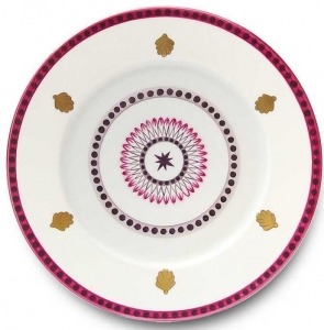 Alberto Pinto Agra Rose Dinner Plate