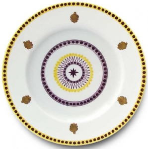 Alberto Pinto Agra Yellow Dinner Plate