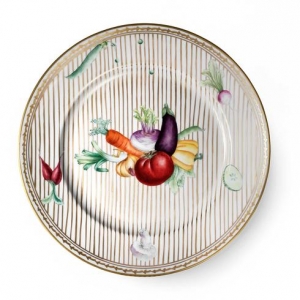 Alberto Pinto Potager Gold Dinner Plate