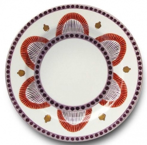 Alberto Pinto Agra Rust Dessert Plate