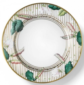 Alberto Pinto Potager Gold Dessert Plate