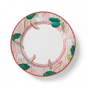 Alberto Pinto Potager Red Dessert Plate