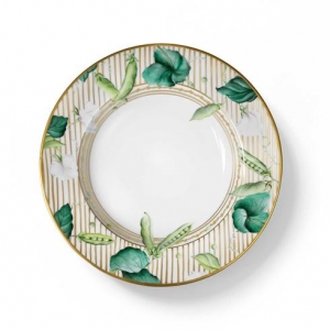 Alberto Pinto Potager Gold Soup Plate